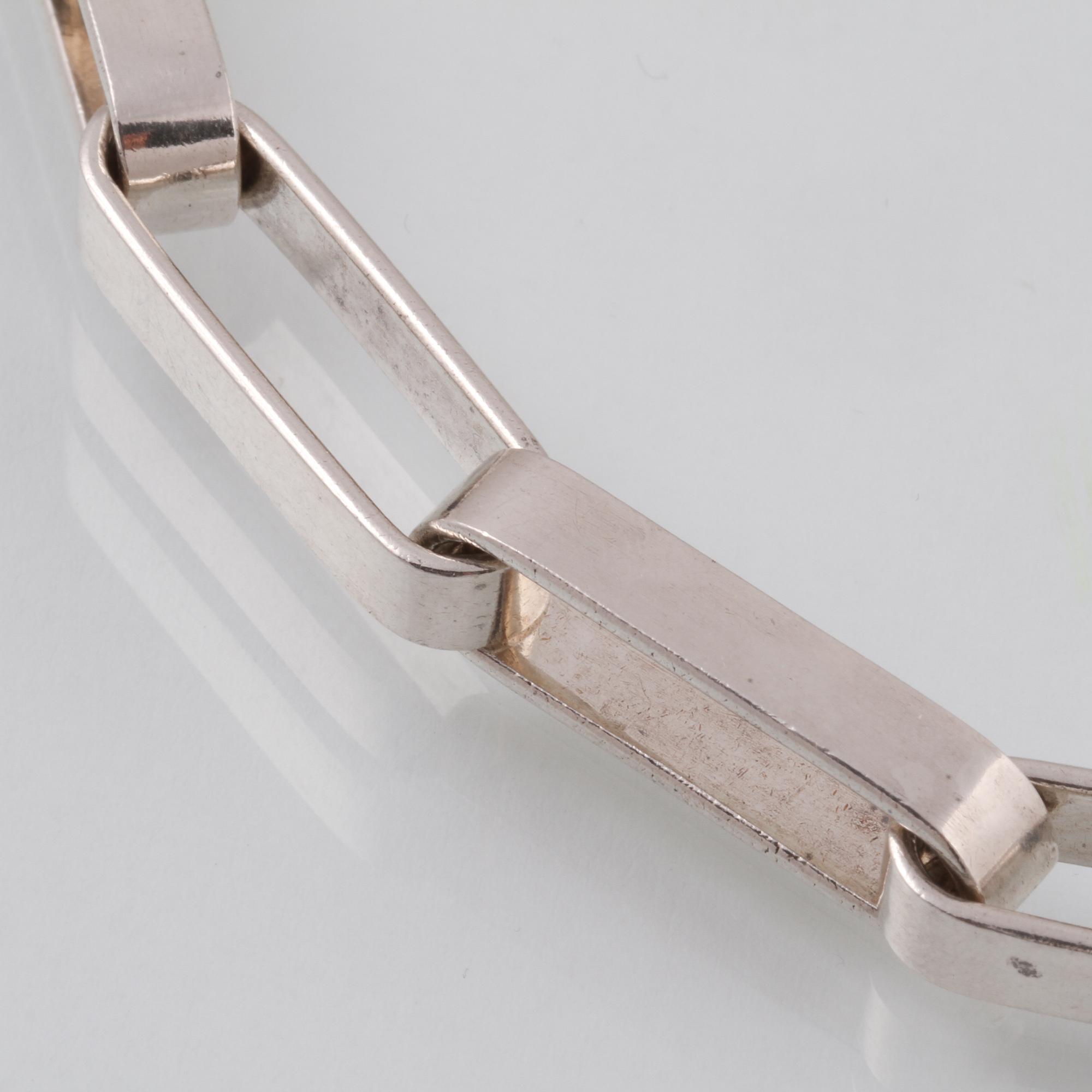 HALSLÄNK, sterlingsilver, Cecilia Johansson, Göteborg, 1986. Vikt 75,9 gram.