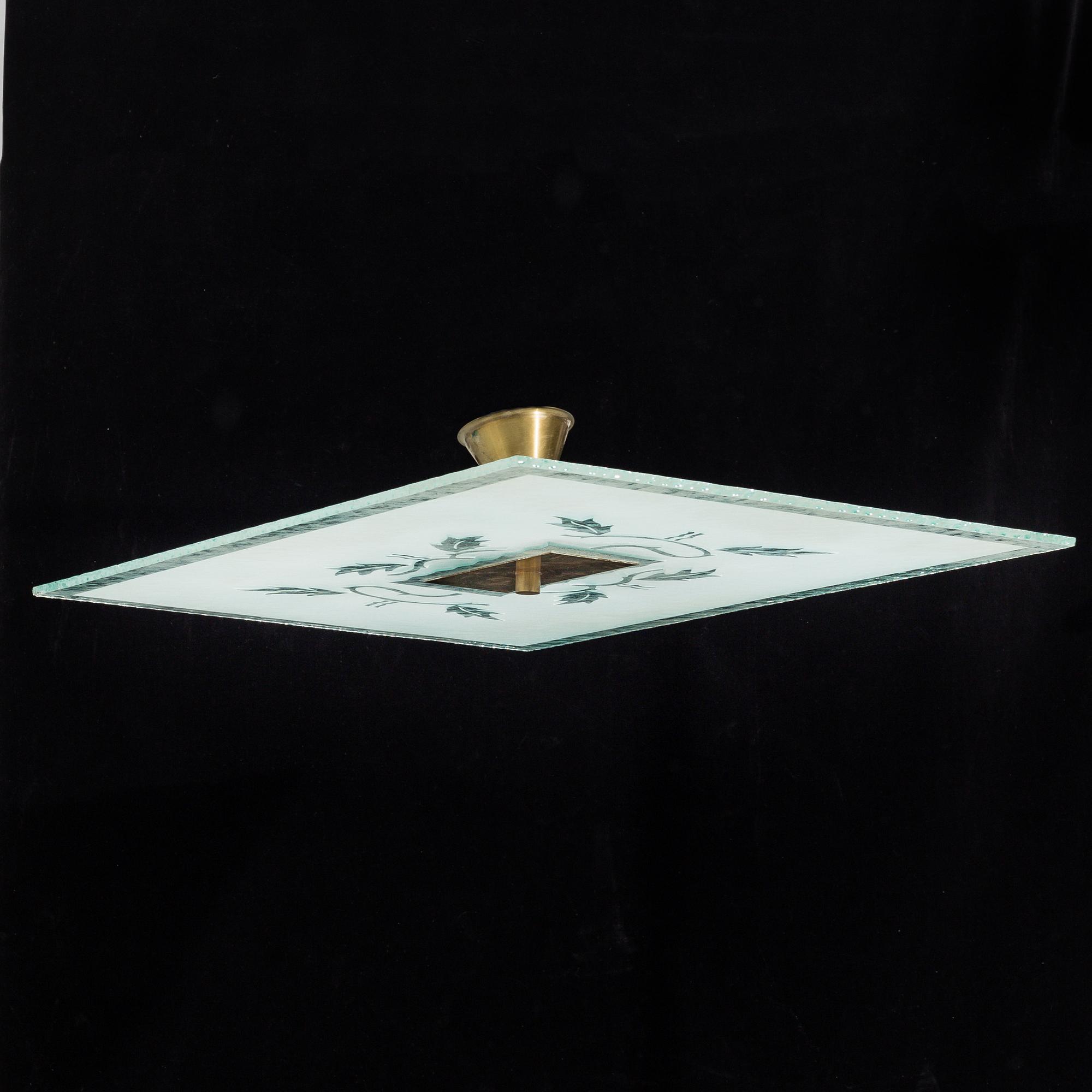 A 1930's ceiling lights.