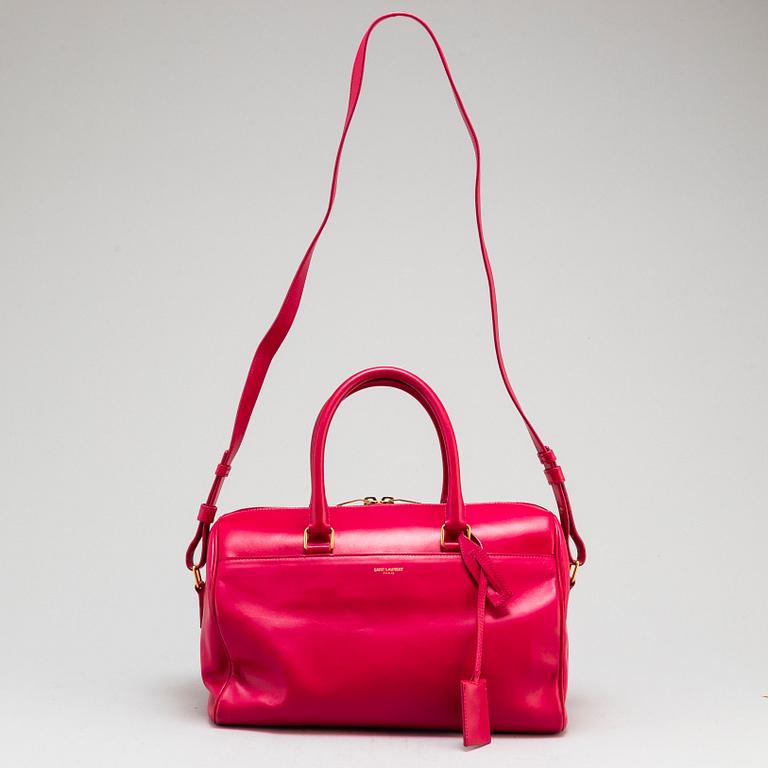 YVES SAINT LAURENT, a hot pink 'Classic duffle 6' bag.