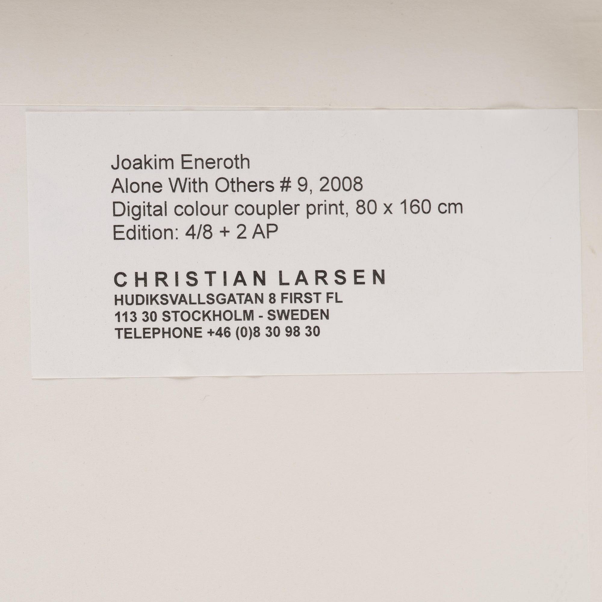 Joakim Eneroth, "Alone with others".