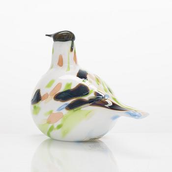 Oiva Toikka, annual glass bird, signed O. Toikka Nuutajärvi 2014.