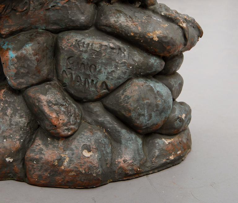 GINO MANCA, trädgårdsskulptur, 1900-talets slut, signerad.