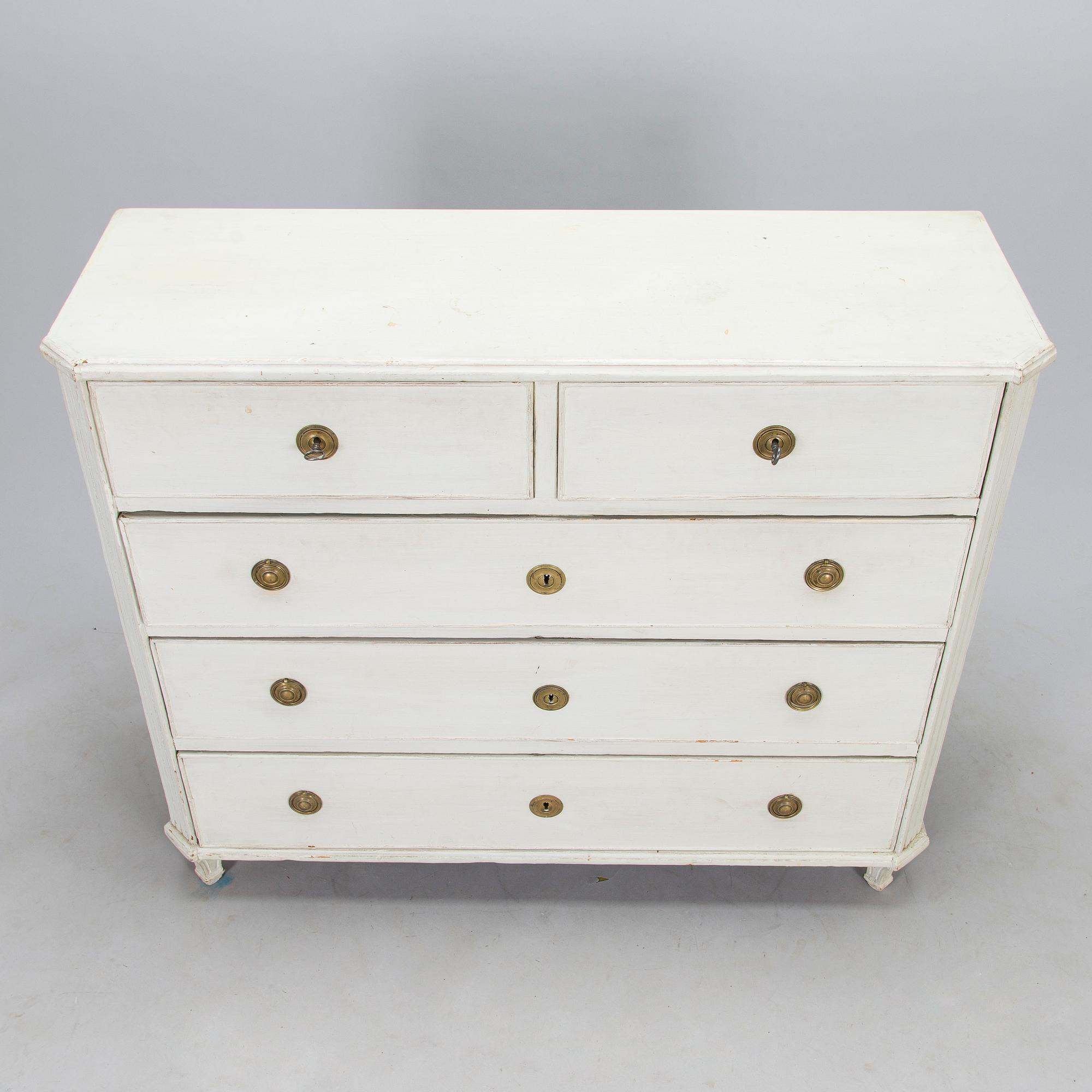 Byrå, gustaviansk, 1700-talets slut.