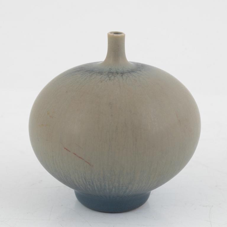 Berndt Friberg, a stoneware vase, Gustavsbergs studio 1969.