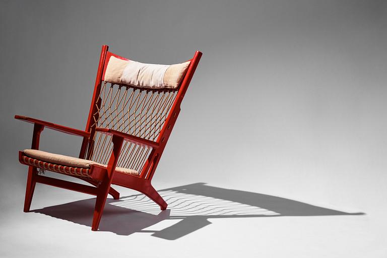 Hans J. Wegner, "The Web Chair", model "JH 719", Johannes Hansen, Denmark, post 1968.