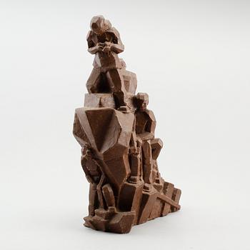 ERIC STÅHL, skulptur "Trappan", marmorit.