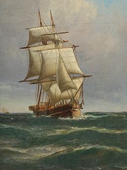 Carl Ludwig Bille, Off coast.