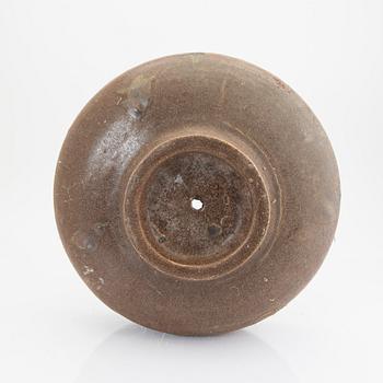 A Signe Persson-Melin Campos Filhos, Portugal slat glazed stoneware urn.