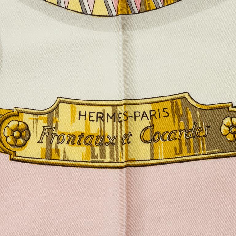 Hermès, Scarf, "Frontaux et Cocardes".