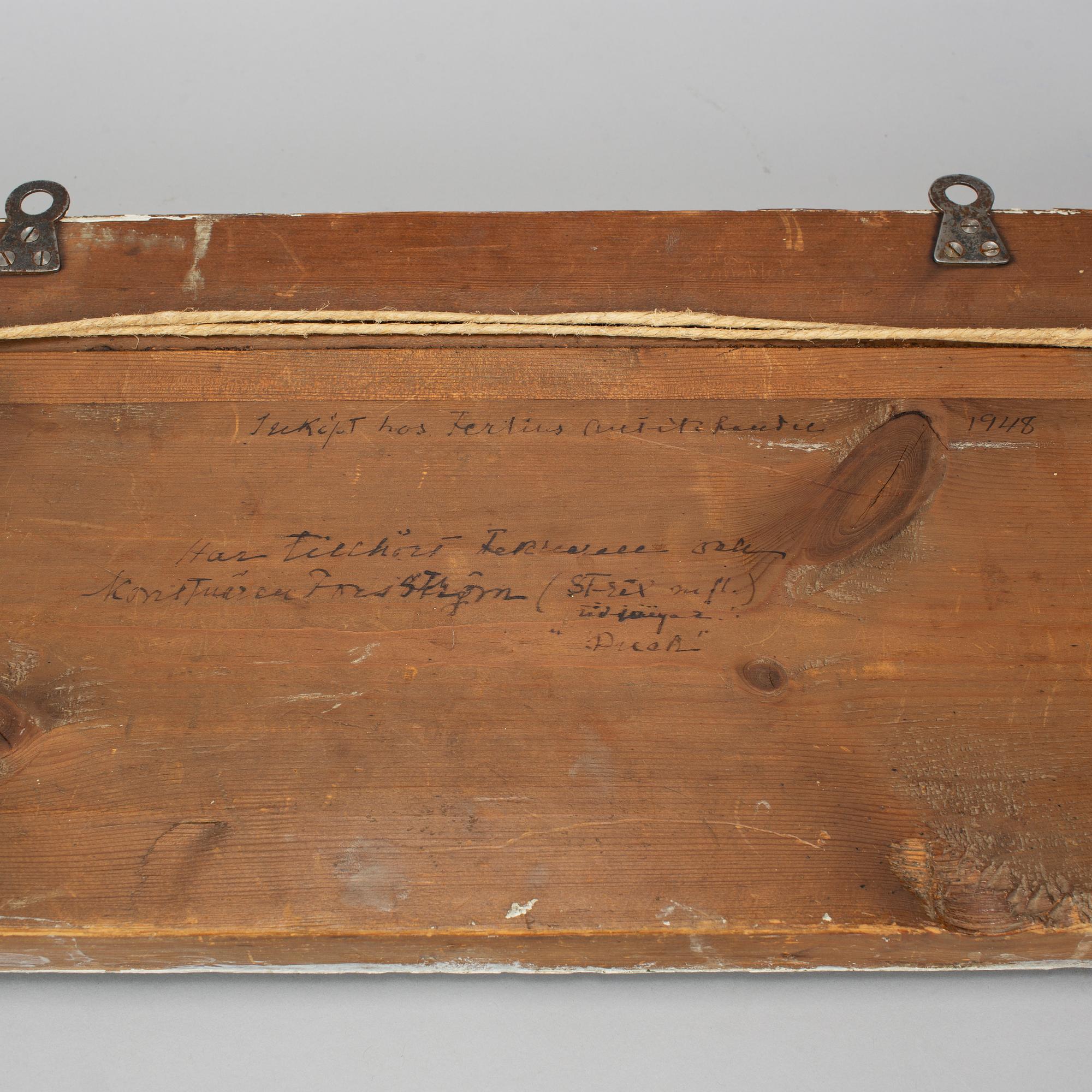 A late gustavian crest, ca 1800.