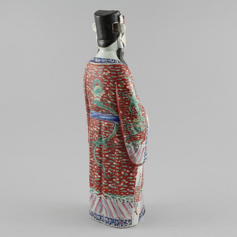 FIGURIN, porslin, Kina, omkring 1900-talets mitt.