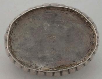 SOCKERSKÅL, silver, biedermeier, Baltisk 1820-1840.
