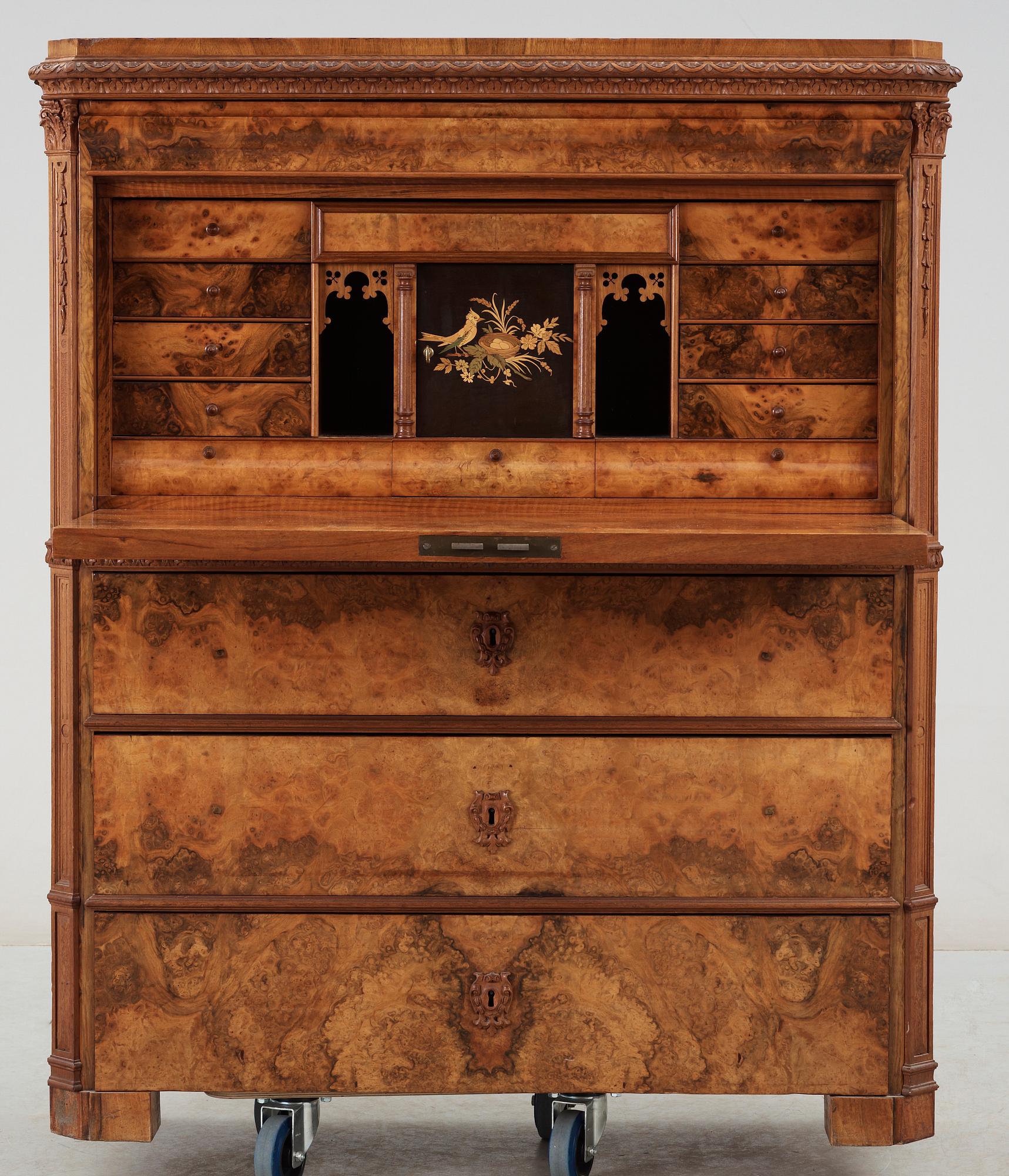 CHIFFONJE, nyrenässans, 1800-talets slut.