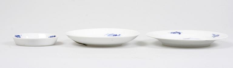 KAFFESERVIS, 27 delar, porslin, "Blå blomst", Kongl Dansk.