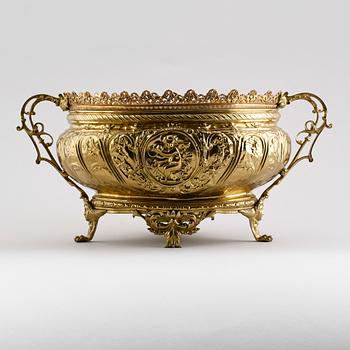 JARDINJÄR, mässing, sent 1800-/tidigt 1900-tal.