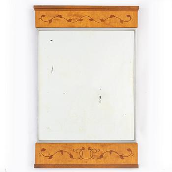 A 1920s/1930s art déco mirror.