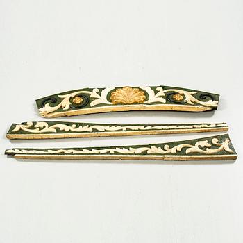 19th century ship ornament in three pieces.