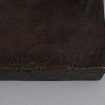 ASMUND ARLE, Sculpture, bronze, signed Asmund Arle.