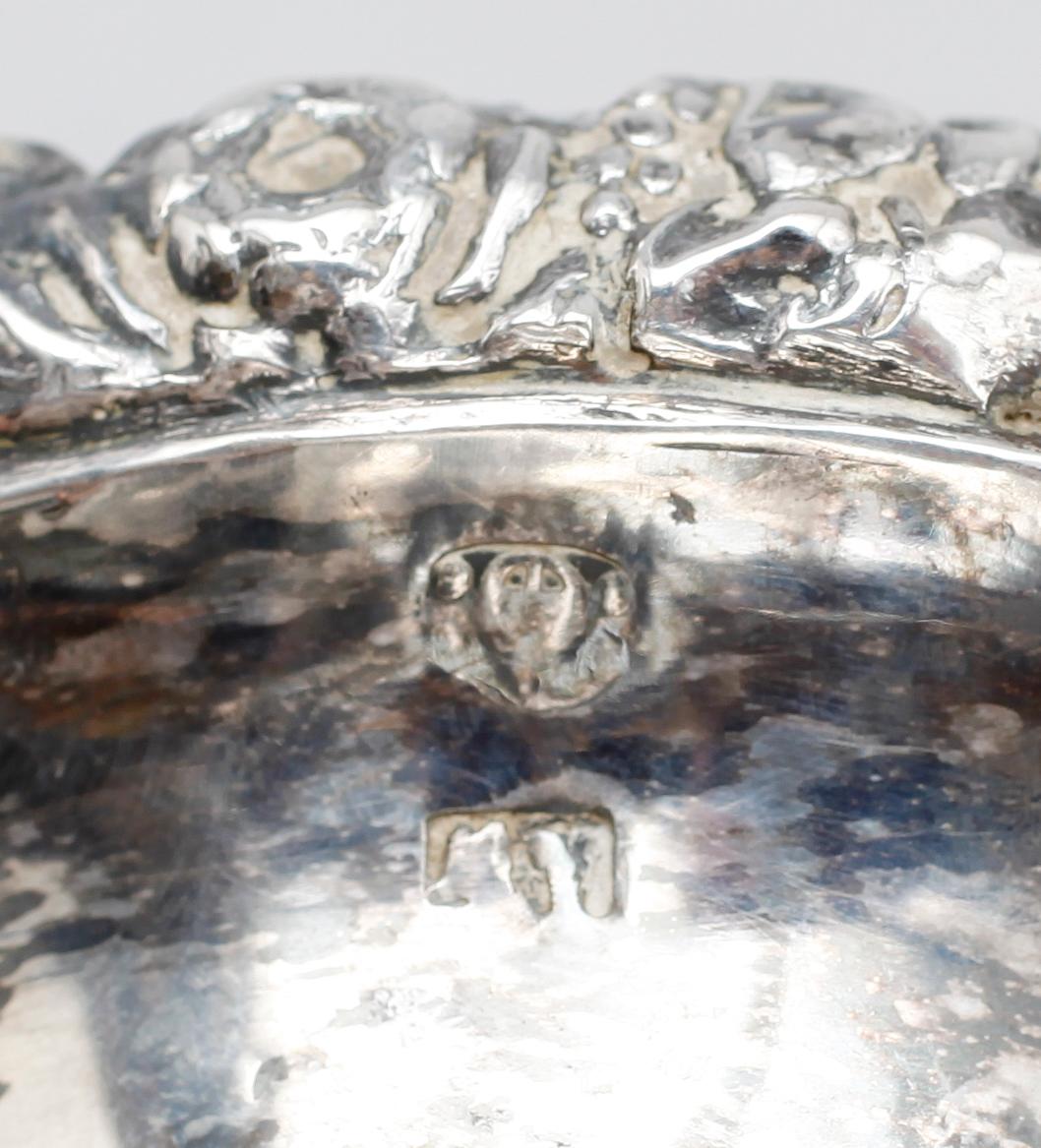 SERVERINGSKANNA, silver, sannolikt Österike-Ungern, 1800-tal. Vikt ca 625 g.