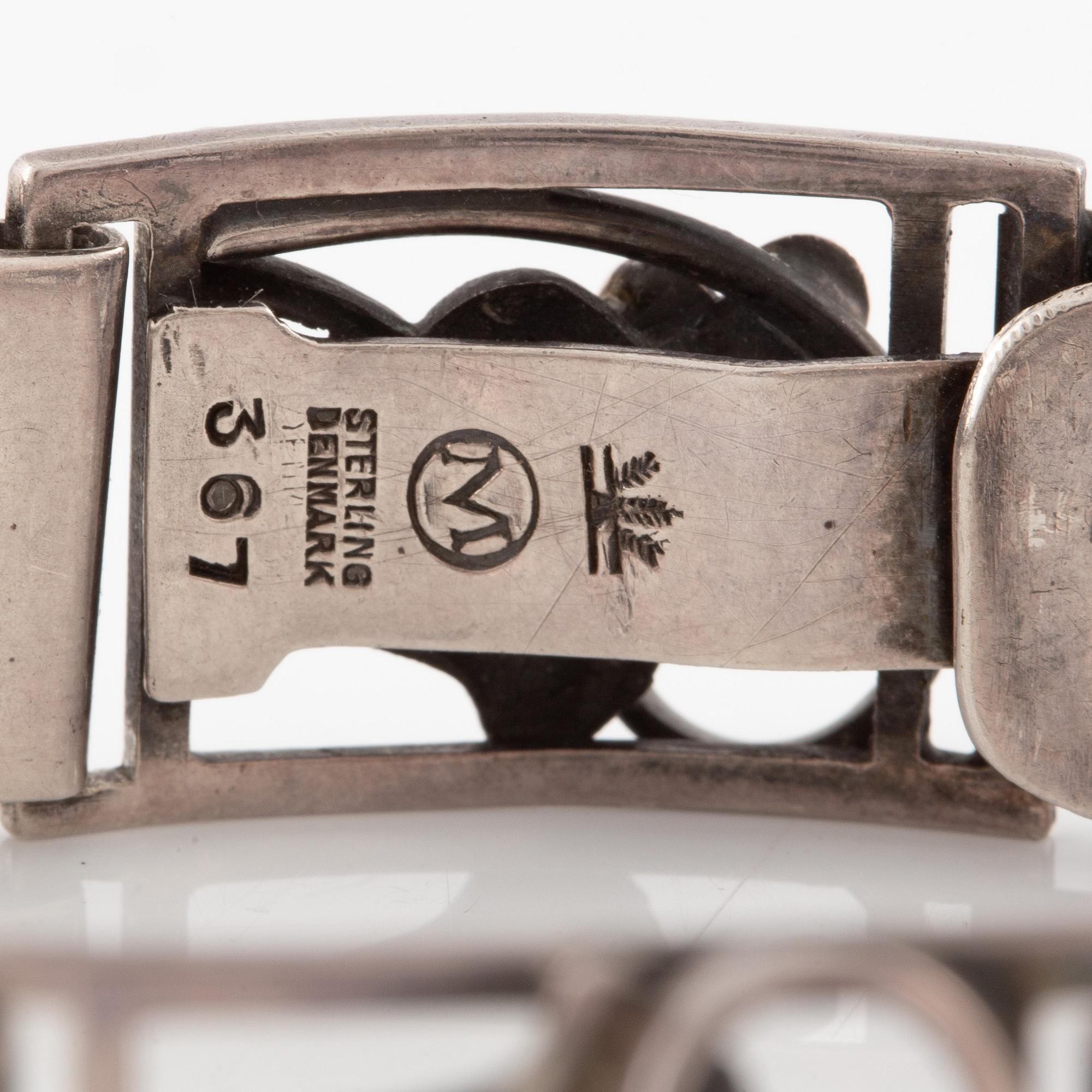 Bracelet, sterling silver, Denmark.