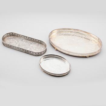 BRICKOR, 3 st, nysilver, England, 1900-talets mitt.
