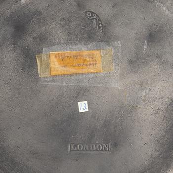 Six pewter plates, Sweden, including Melchior Beck, Stockholm, 1737, and six pewter plates, London, 18/19th century.