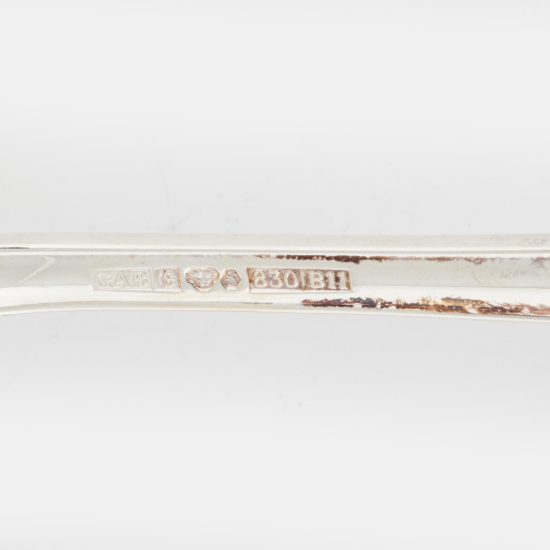 Besticksuppsättning, silver, 154 delar, "Prins Albert", GAB, Eskilstuna, 1999-2000.