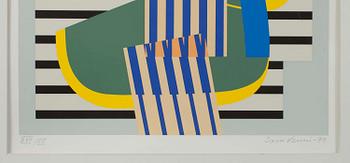 SAM VANNI, serigrafi,sign o dat -79. Numr XVII/XX.