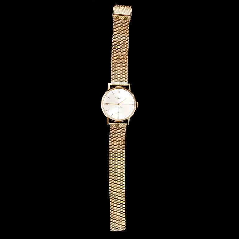 ARMBANDSUR, 14 k guld, Longines, Flagship.