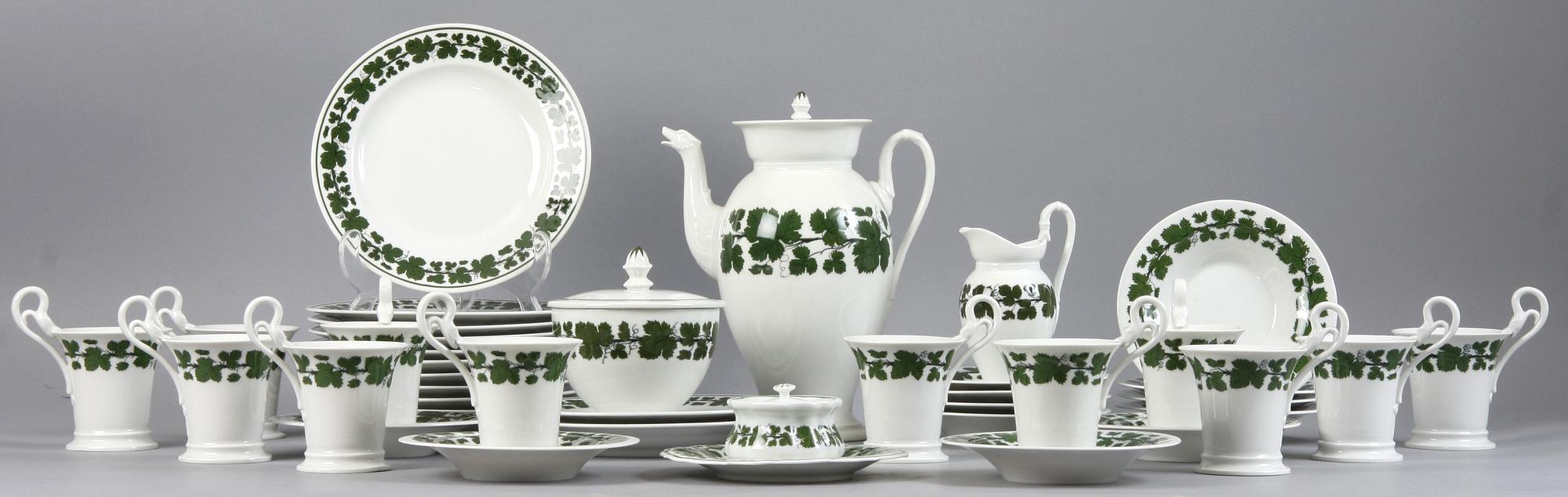 KAFFESERVIS, 27 delar, porslin, Meissen.