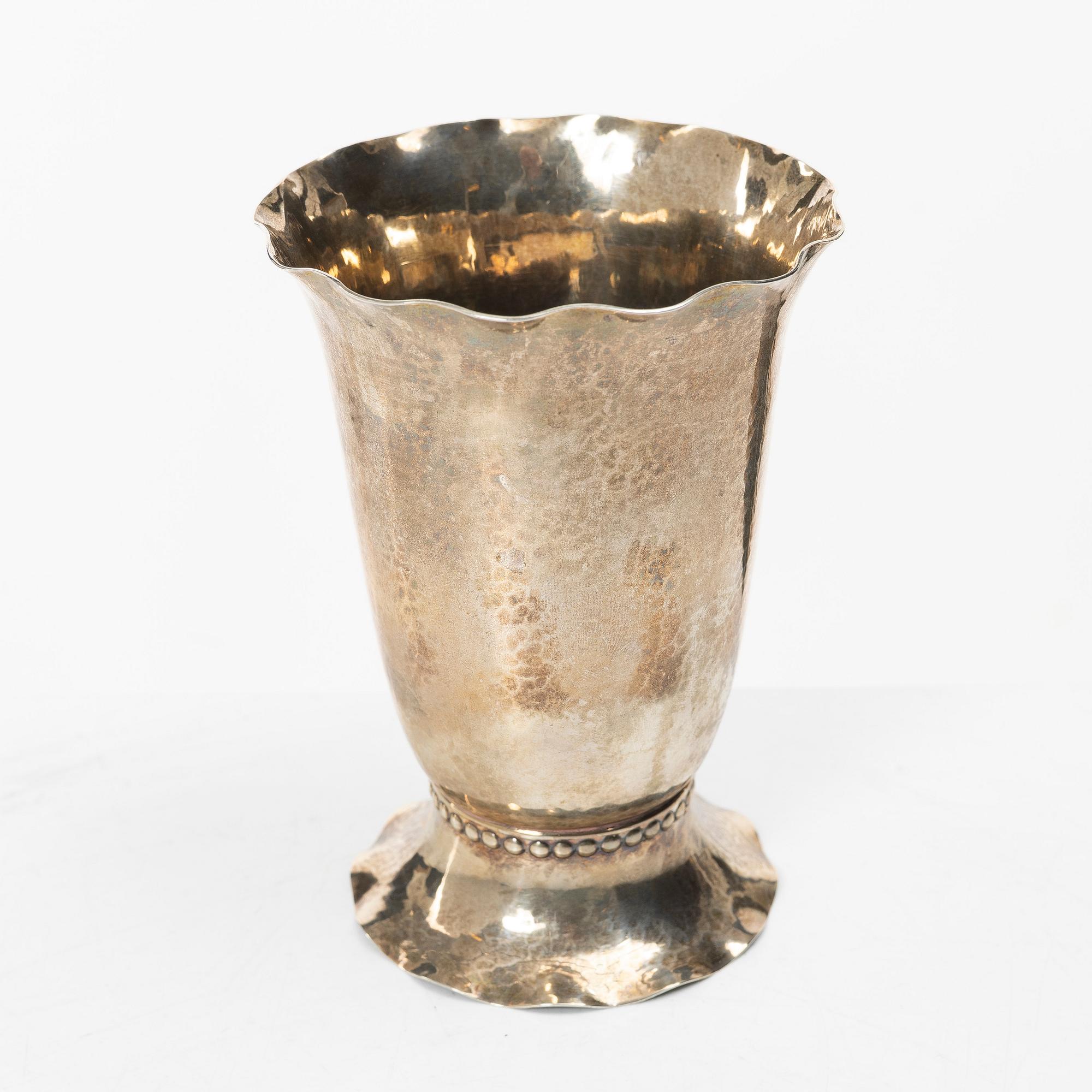 C.G. Hallberg, a silver cup, Stockholm 1930.