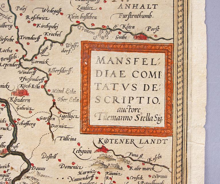 KARTA, Ortelius, 1574.