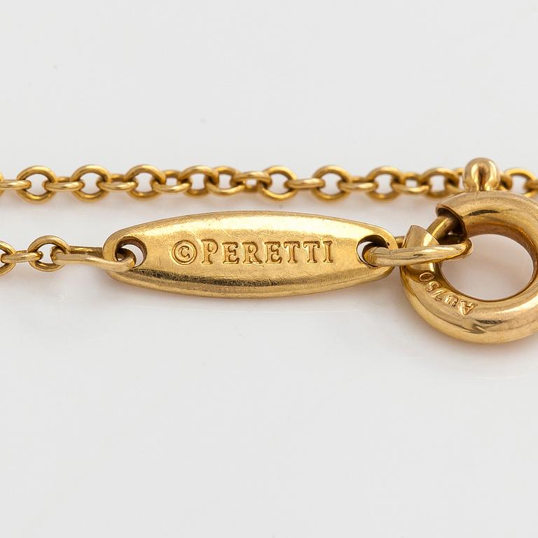 Tiffany & Co, Elsa Peretti, rannekoru, "Diamonds by the Yard", 18K kultaa, timantti n 0.08 ct.