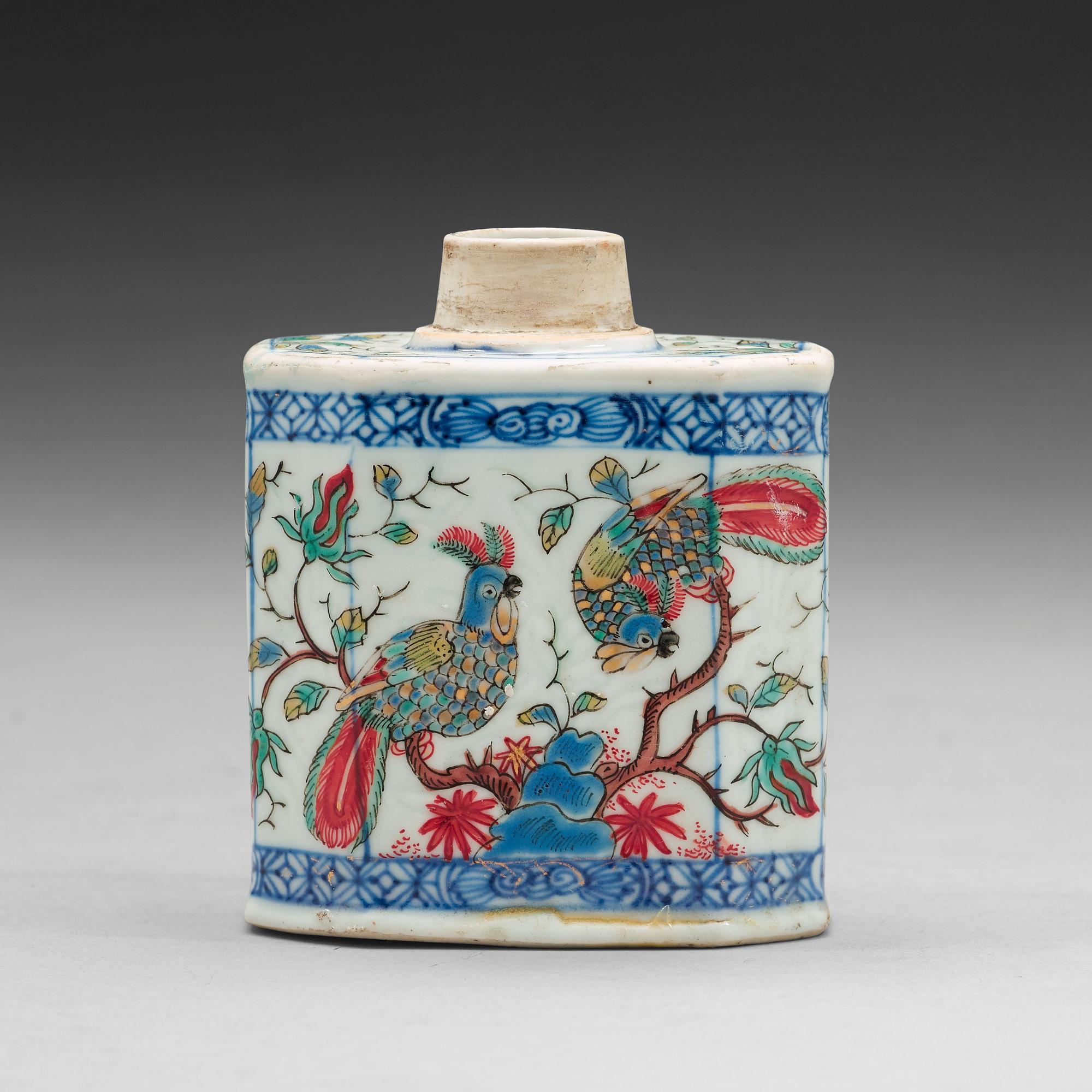 TEDOSA, kompaniporslin. Qingdynastin, Qianlong (1736-95).