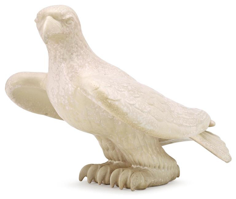 A Gunnar Nylund stoneware figure of an eagle, Rörstrand.