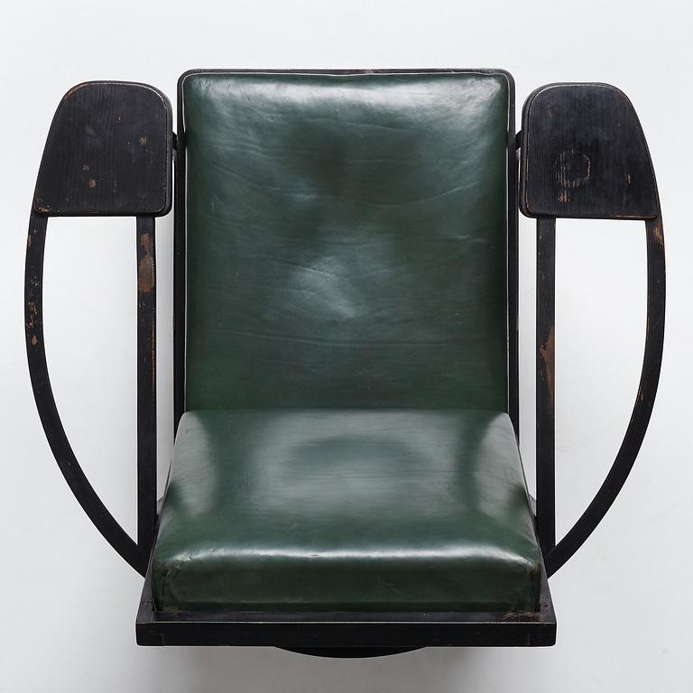 Carl Bergsten, an armchair, by Gemla Leksaksfabrik Diö, for the exhibition in Norrköping Sweden 1906.