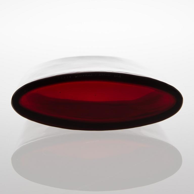 An Ovalis vase signed Tapio Wirkkala - Iittala 3036, designed in 1958.