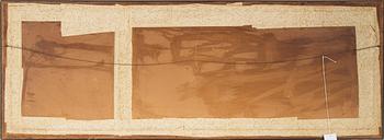 LINDBERGH SPIRIT OF ST. LOUIS LARGE TAPESTRY, France, 1930/40s.