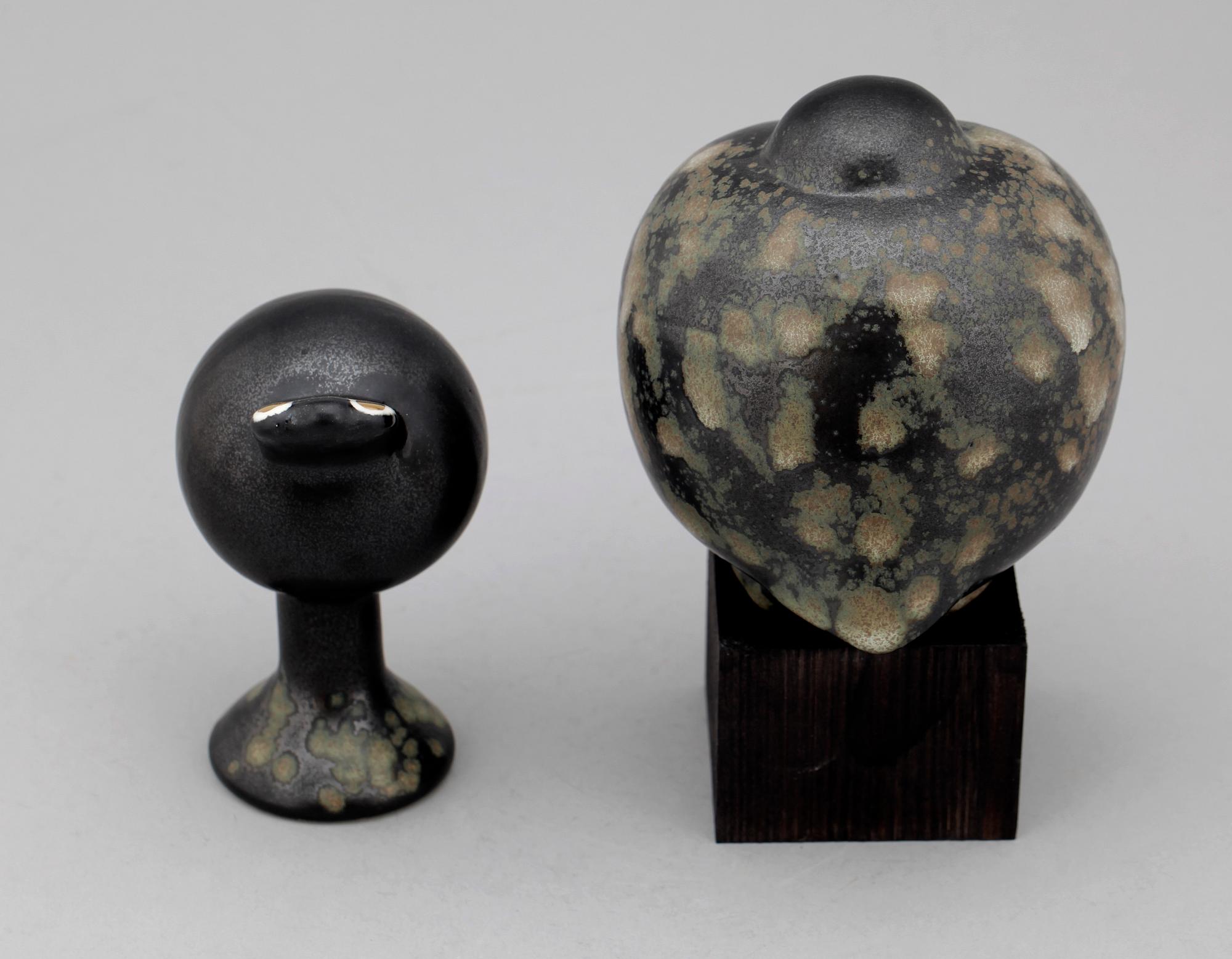 FIGURINER, 2 st, stengods, Lisa Larson, Gustavsberg.