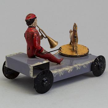 a tin toy, probably Germany in the early 20th century.