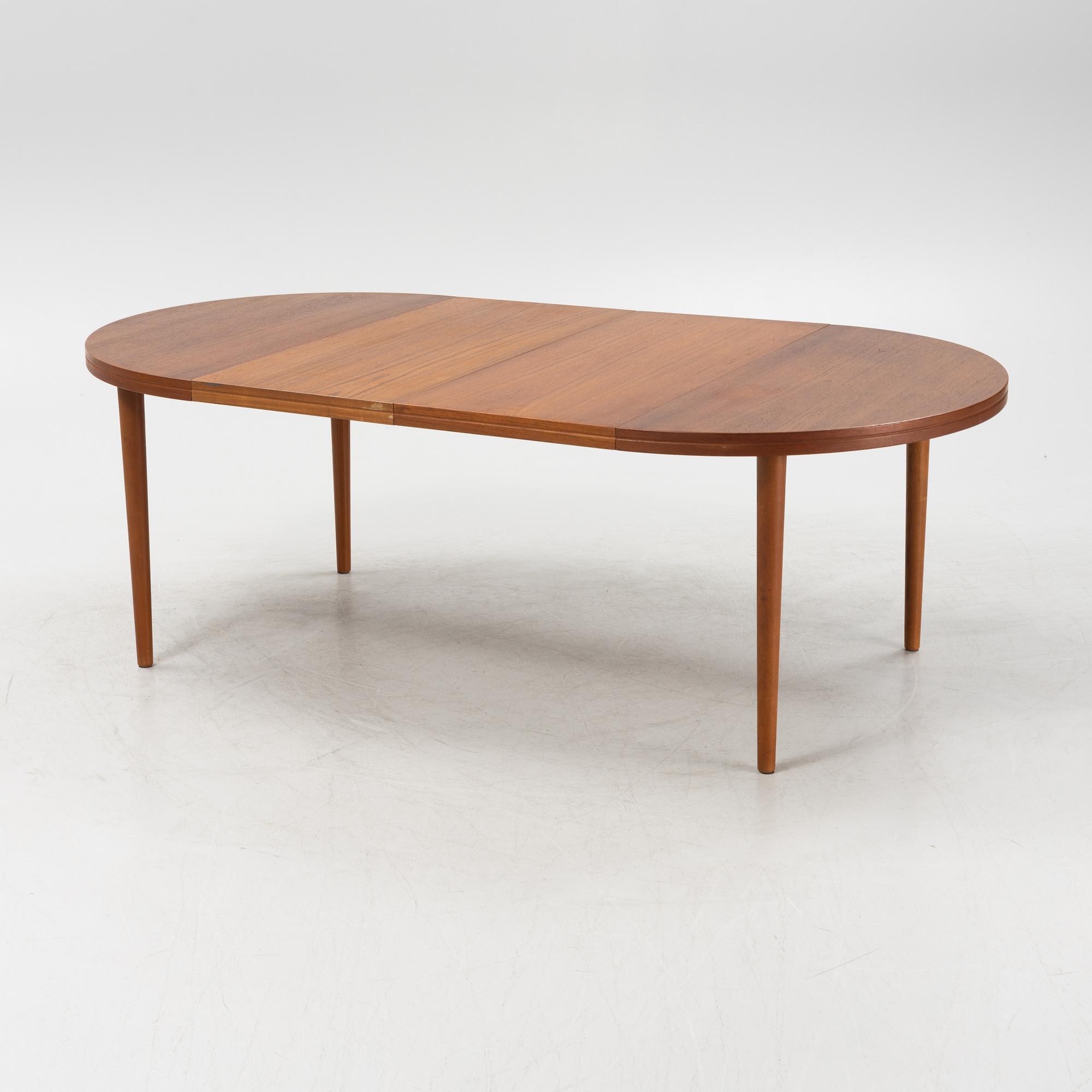 A teak dining table from Skaraborgs Möbelindustri, Tibro, 1960s.