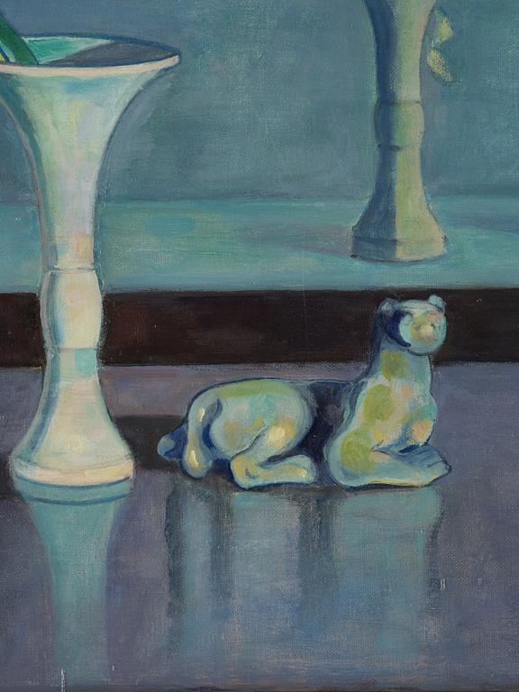 Einar Jolin, Still life with lilies.