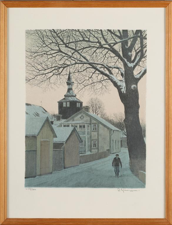 REINHOLD LJUNGGREN, 2 st, färglitografi, signerad och numrerade 448/460 samt 455/460.