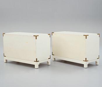 Ove Feuk, a pair of chest of drawers for Nordiska Kompaniet, Sweden 1960's-70's.