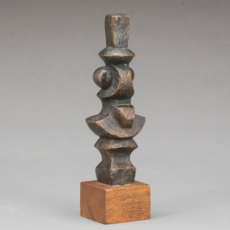 THURE THÖRN, skulptur, patinerad brons, signerad.