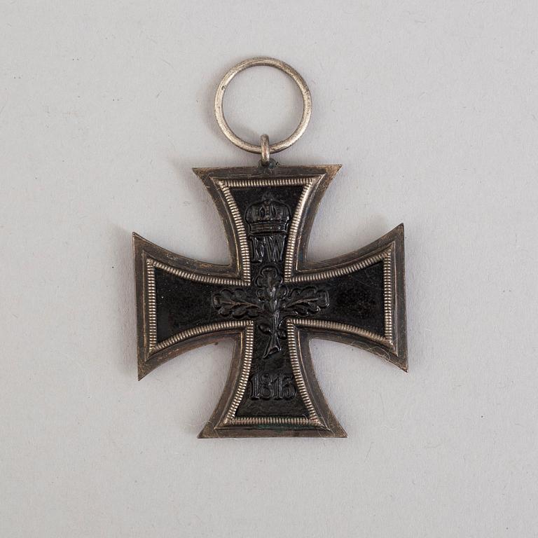 MEDALJ Järnkorset, Tyskland 1914 års modell, 2:a klass.