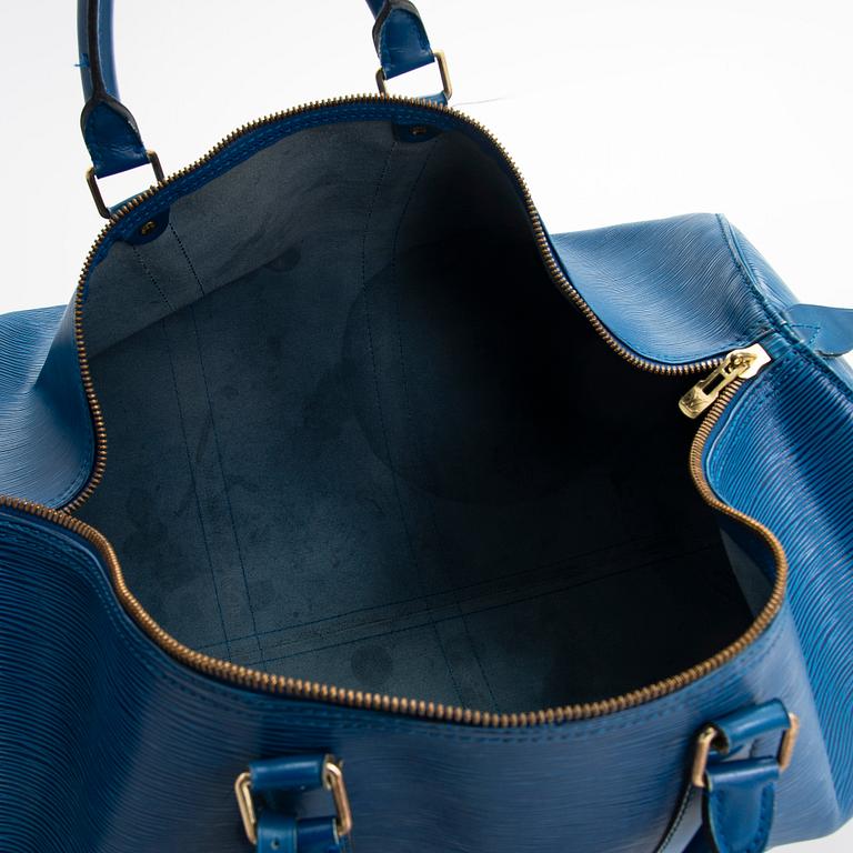 Louis Vuitton, A Epi Leather 'Keepall 55' Bag.