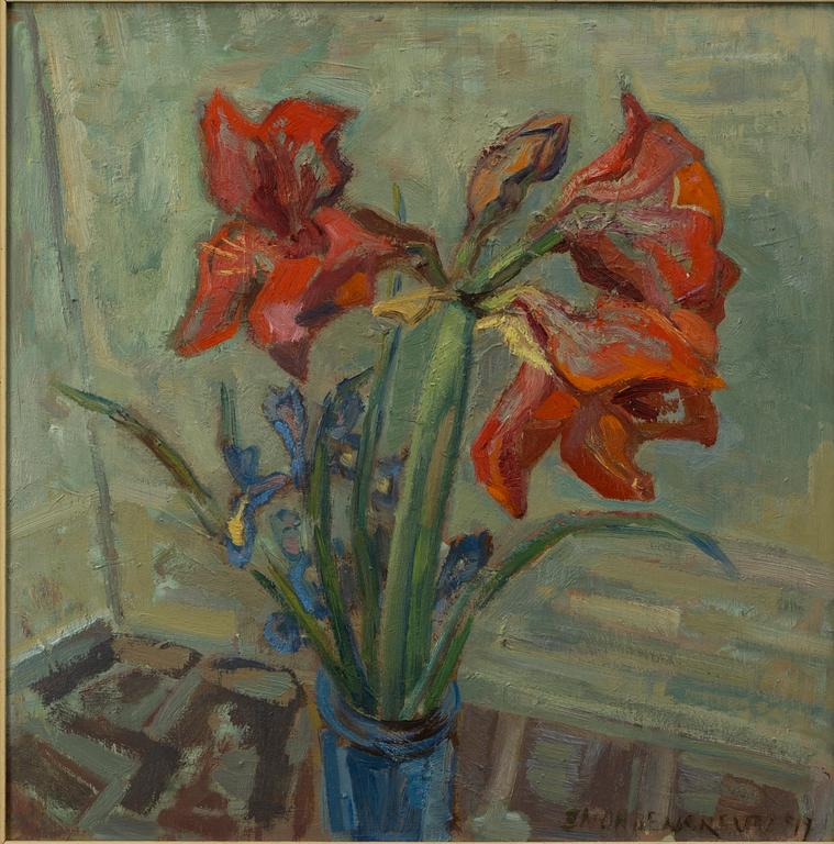 Brita Nordencreutz, Floral still life.