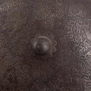 Shield, dahl, Indo-Persian, late 19th century.
