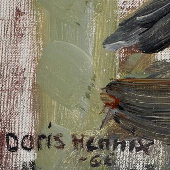 DORIS HENNIX, olja på duk, sign o dat -66.